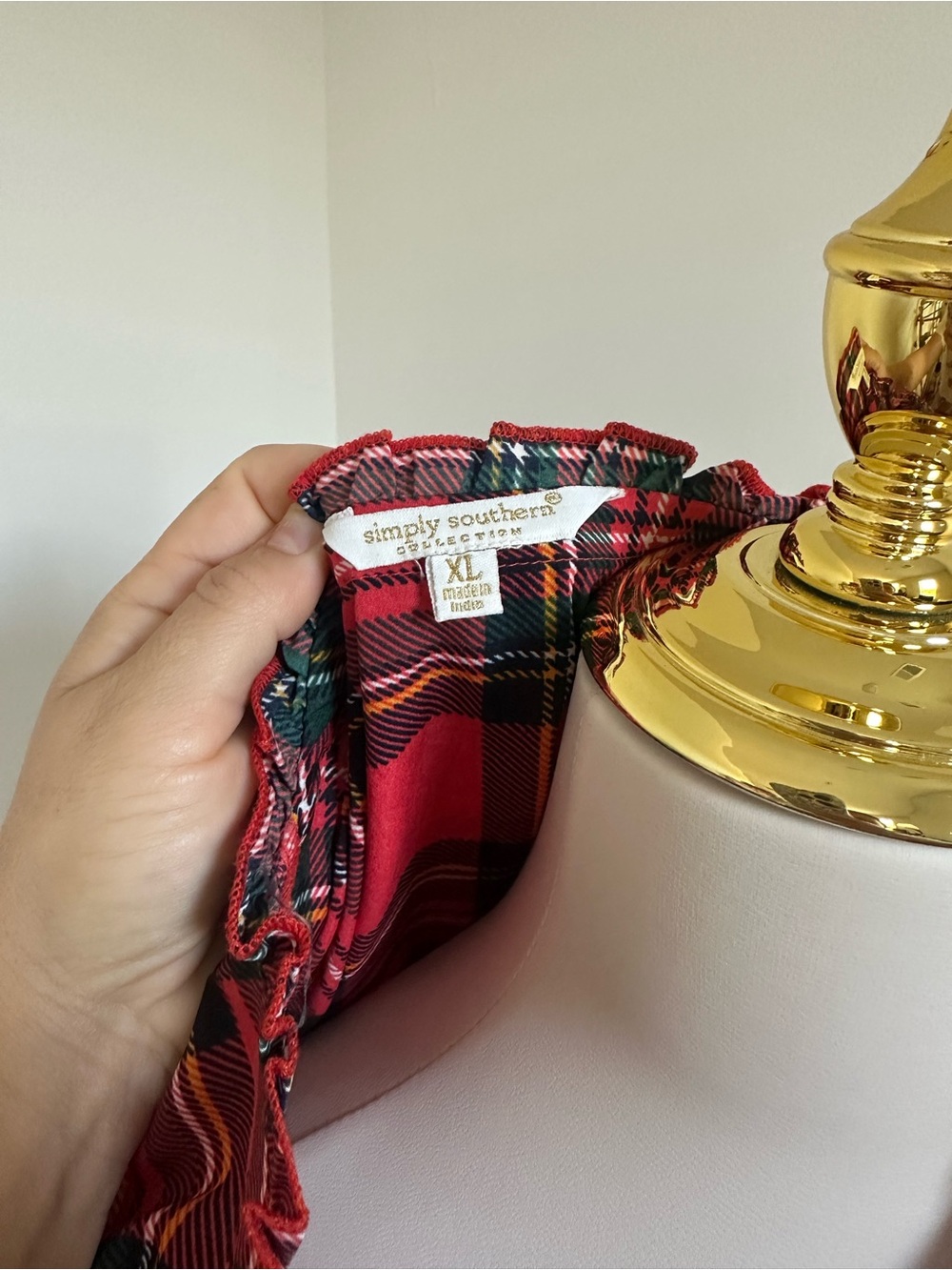 NWT Simply Southern Plaid Dress - Picture 3 of 4